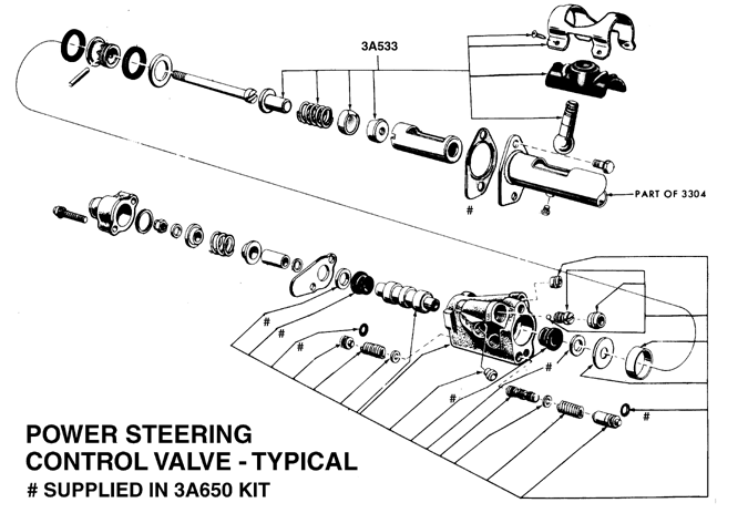 65 Ford mustang power steering pump #5